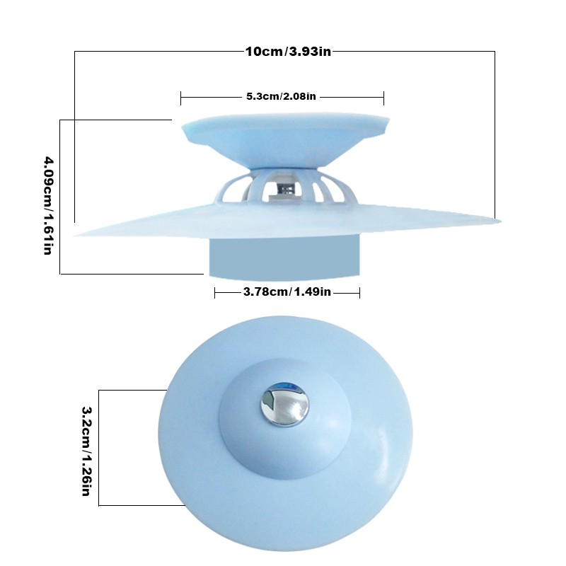 Nắp Đậy Lỗ Thoát Nước ANAEAT Ngăn Tóc Hình Tròn Tiện Lợi Cho Nhà Bếp / Phòng Tắm