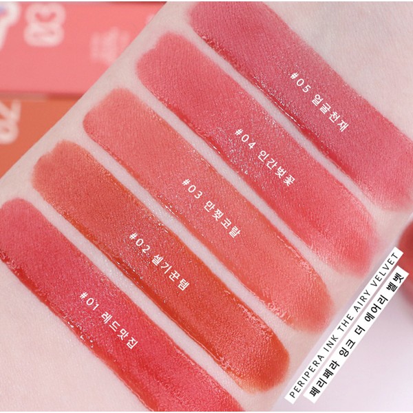 Son Kem Peripera Lip Tint Ink Airy Velvet Tint New (4g)