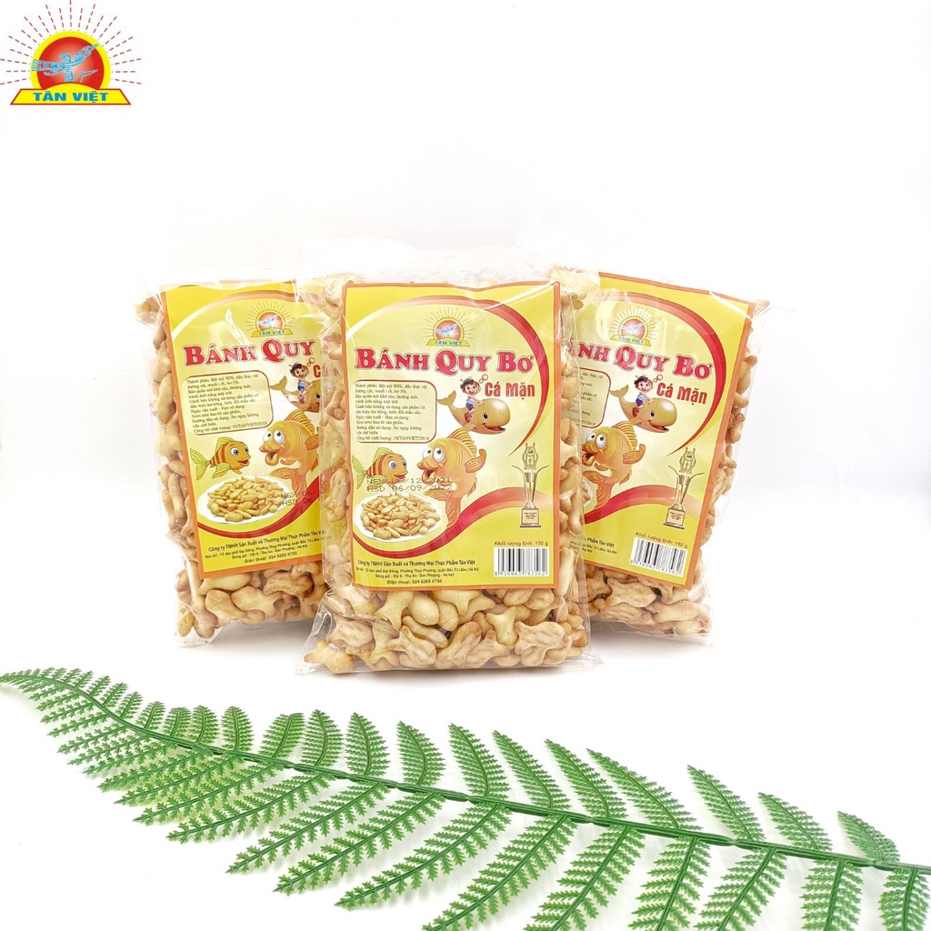 Bánh Cá Mặn Tân Việt Chất Lượng Trọng Lượng 150g