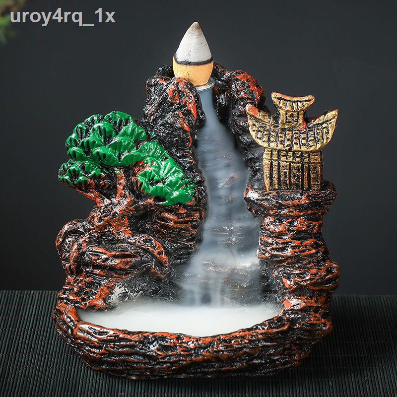 ₪ ﺴ HOT- ℡ Tháp hương trầm hương gỗ đàn hương trong nhà phòng ngủ bếp thơm nhà vệ