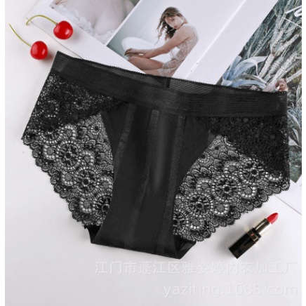 [Giá hủy diệt] Quần lót nữ đúc su pha ren hoa siêu mát sexy cho nàng Ponnyhome M8