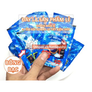 Tuyết Nhân Tạo Mỹ Đóng Gói Nguyên Bao Bì Nguyên Liệu Làm Slime Mây (hong) best
