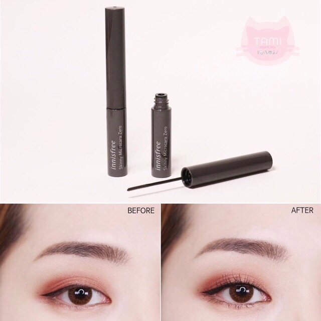 Mascara Siêu Mảnh Chống Nước Innisfree Skinny Microcara Zero