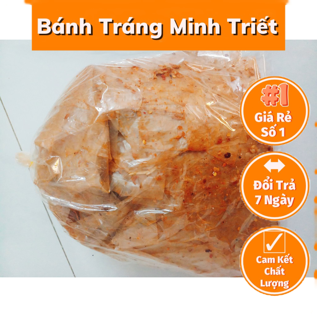[500gr] bánh tráng muối nhuyễn siêu cay xike tây ninh chính gốc