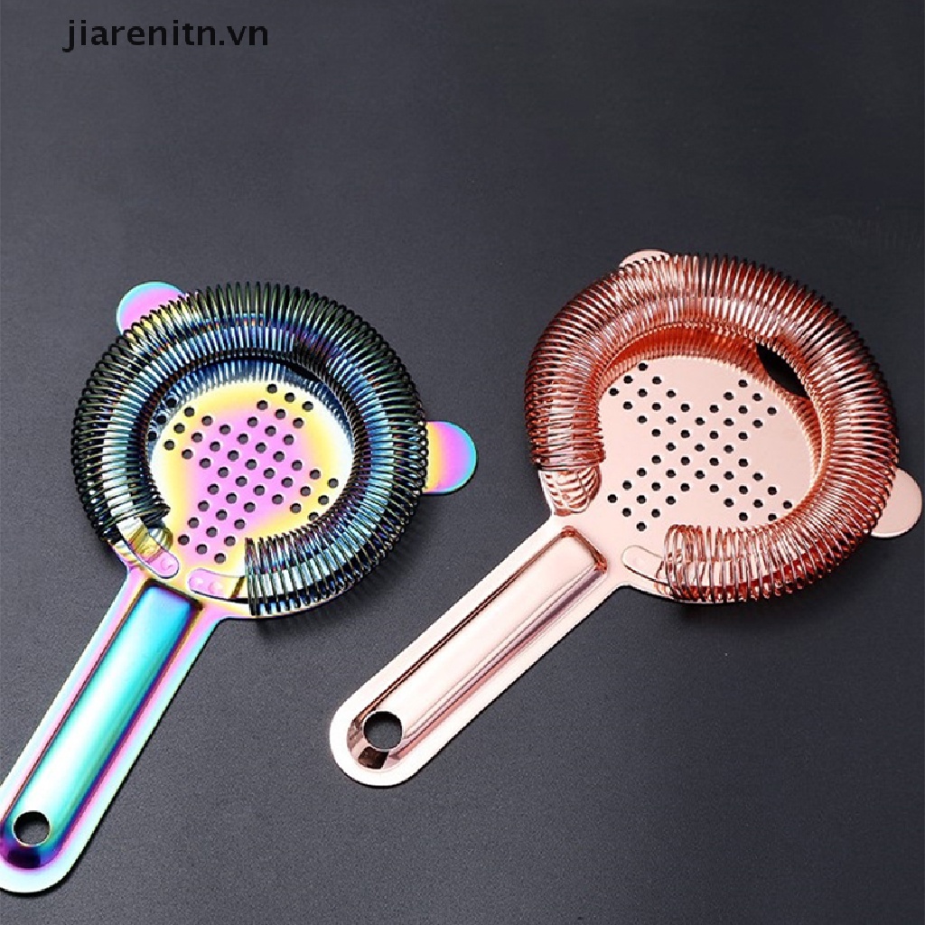 Jiarenitn Bar Strainer Cocktail Strainer Bar Sprung Cocktail Shaker Mixed Drink Tools vn