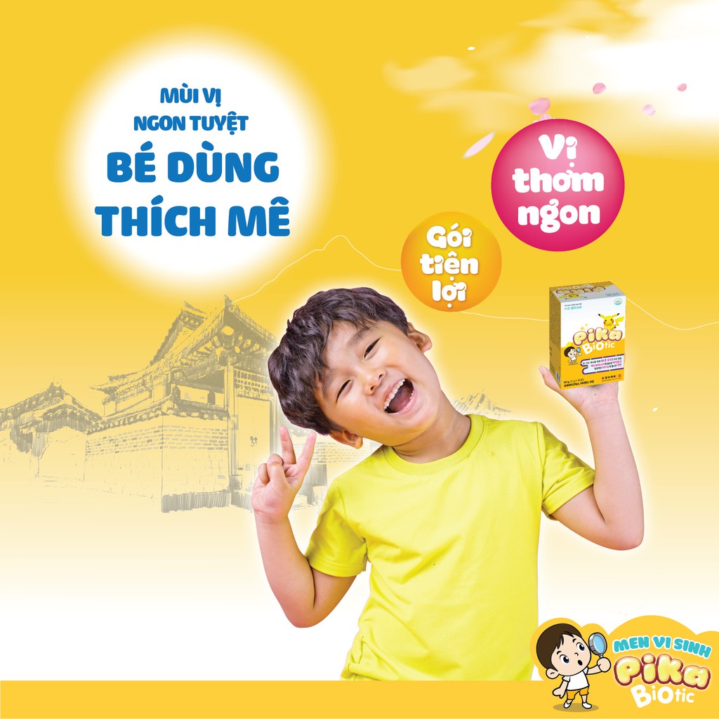 Men vi sinh Pika Biotic 19 chủng bào tử Hàn Quốc