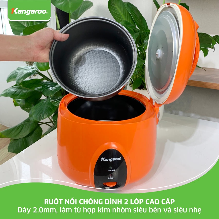 Nồi cơm điện loại cơ 1,2L Kangaroo KG826S