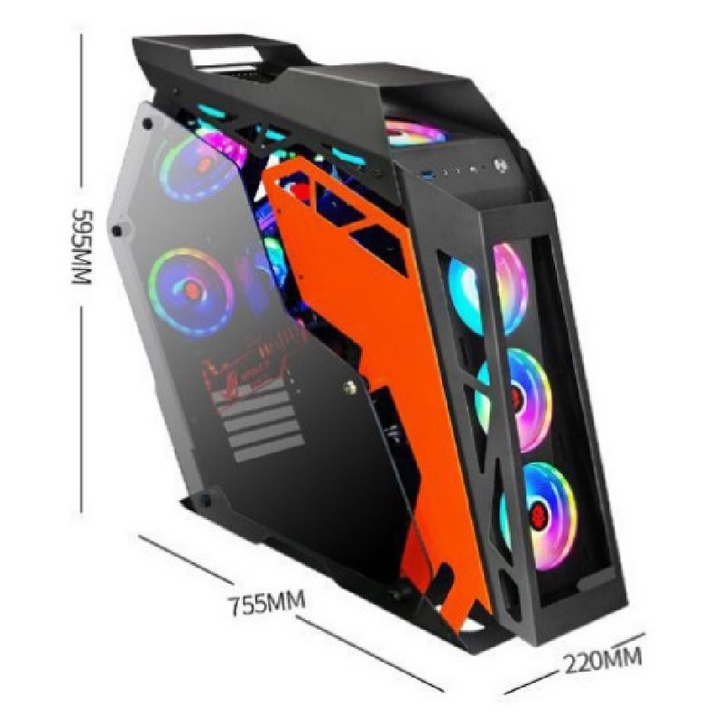 Vỏ Case Coolman T8 plus thùng máy tính khổng lồ full atx