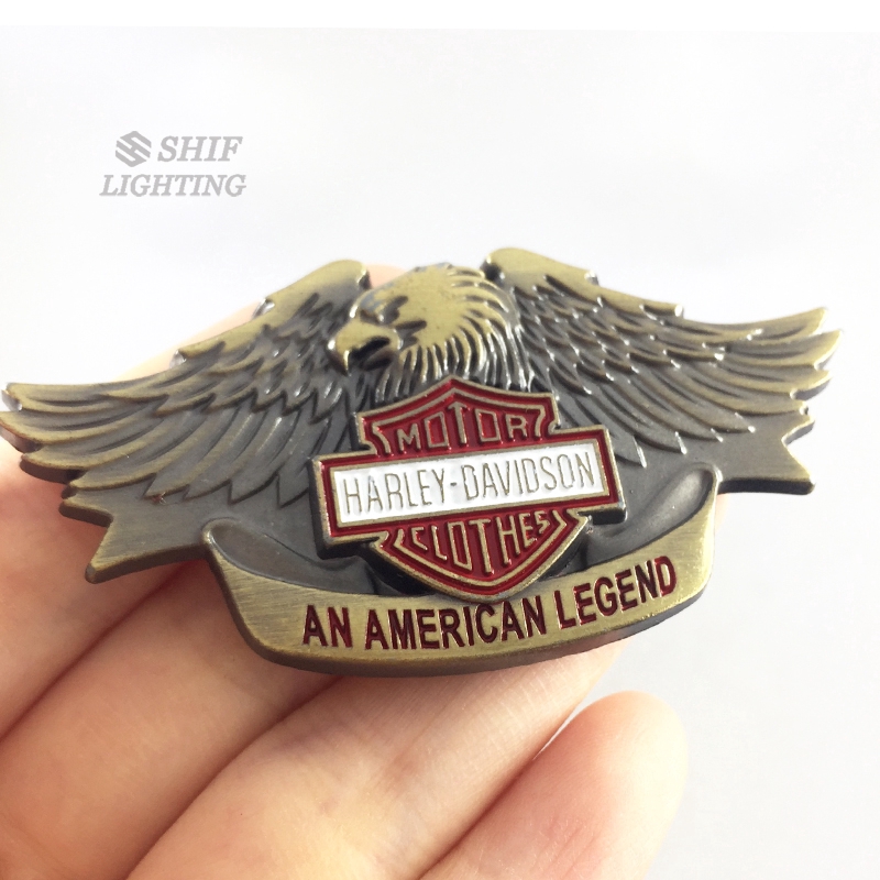 Miếng dán kim loại hình đại bàng cá tính dùng trang trí ô tô