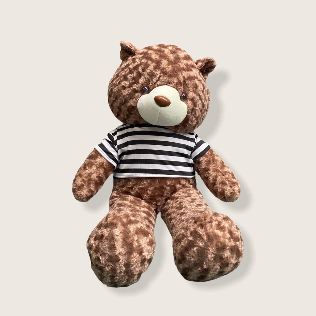 Gấu Bông Thú Nhồi Bông Teddy Siêu to khổng lồ Nâu Nhạt Nâu Đậm _Gấu bamboo_GB06