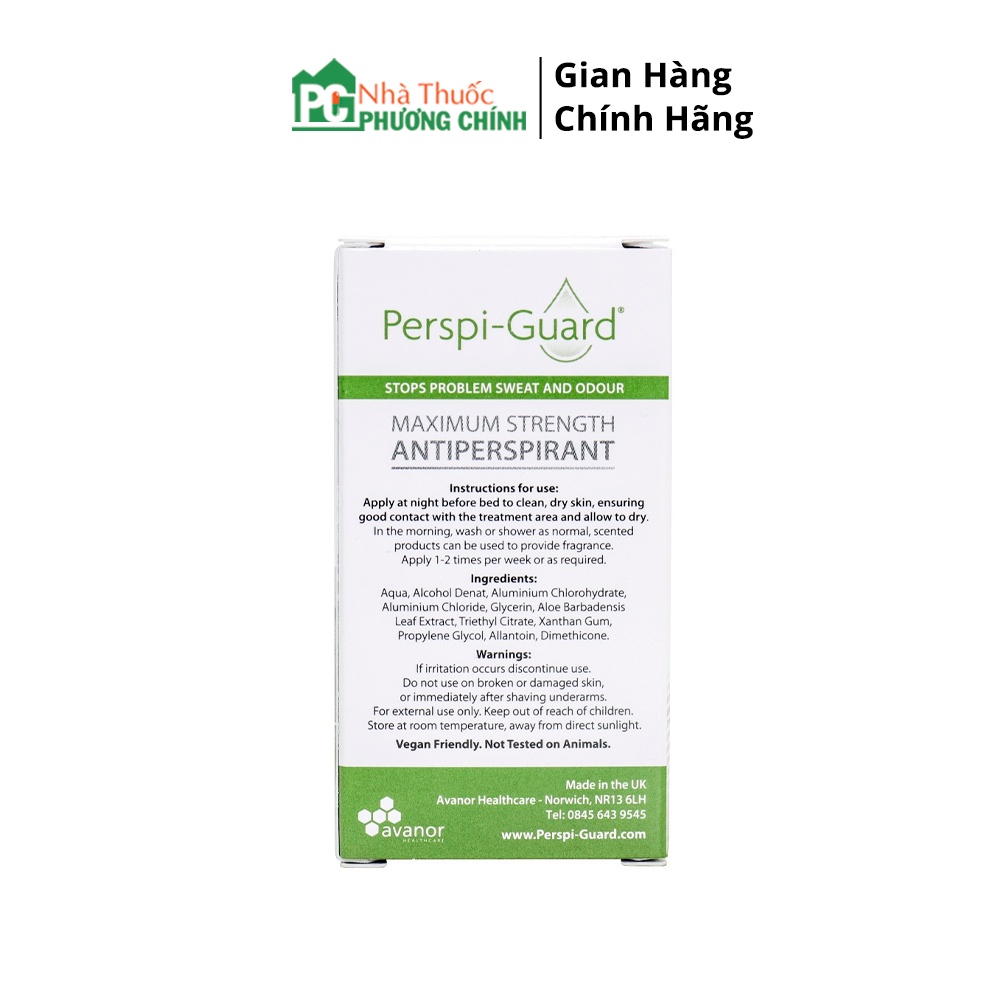 Lăn Khử Mùi Perspi-Guard - Giúp Khử Mùi Và Ngăn Mồ Hôi - Lọ 30ml