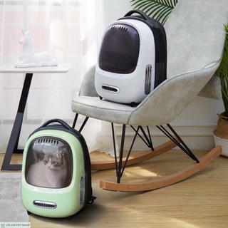 Balo petkit chính hãng chó mèo petkit breezy quạt điều hòa làm mát có đèn, túi đựng vận chuyển thông minh