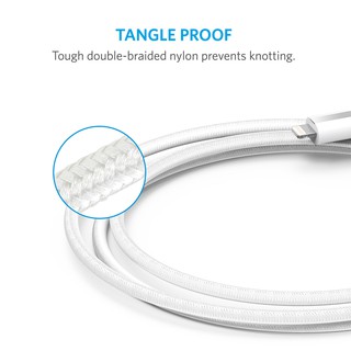 [Có bao da] Cáp sạc ANKER PowerLine+ Lightning Dài 0.9m - A8121
