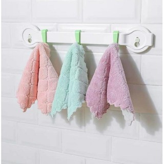Khăn Bông Lau Bếp, Lau Tay, Lau Chén Bát - Khăn Vệ Sinh Đa Năng 2 Mặt Siêu Thấm Hút