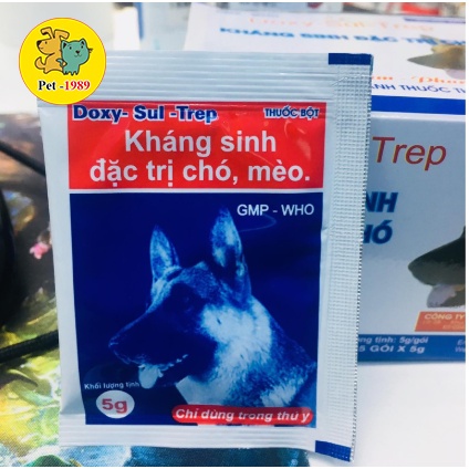 Kháng sinh chó Mèo Doxy Sul Trep tiêu chảy chó mèo Pet-1989