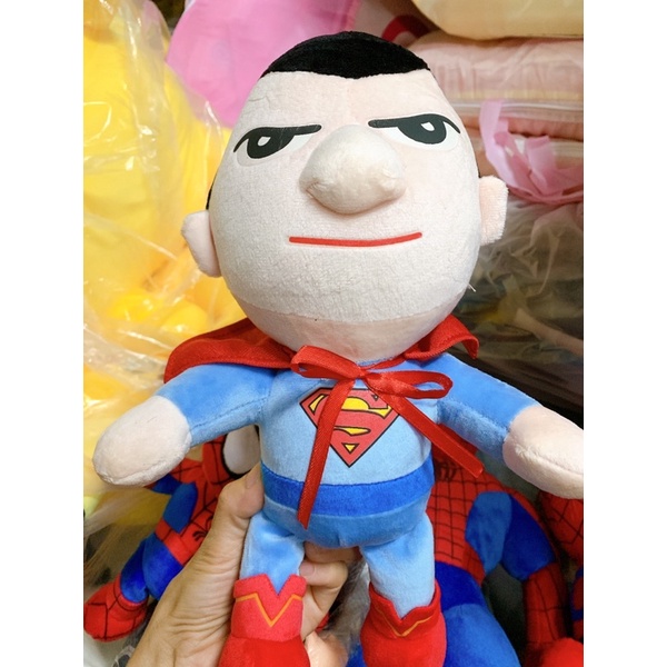 Siêu anh hùng bằng bông đầu tròn 25 cm