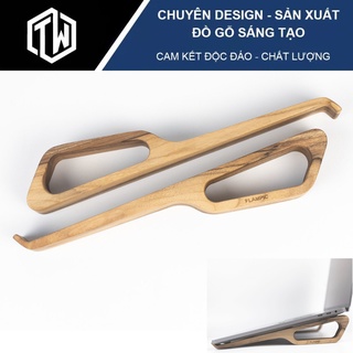  Kệ Laptop TiTi Wood LS11 mini tản nhiệt gỗ Sồi cao cấp 