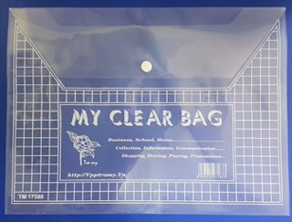 Túi clear bag khổ A( 20 túi)