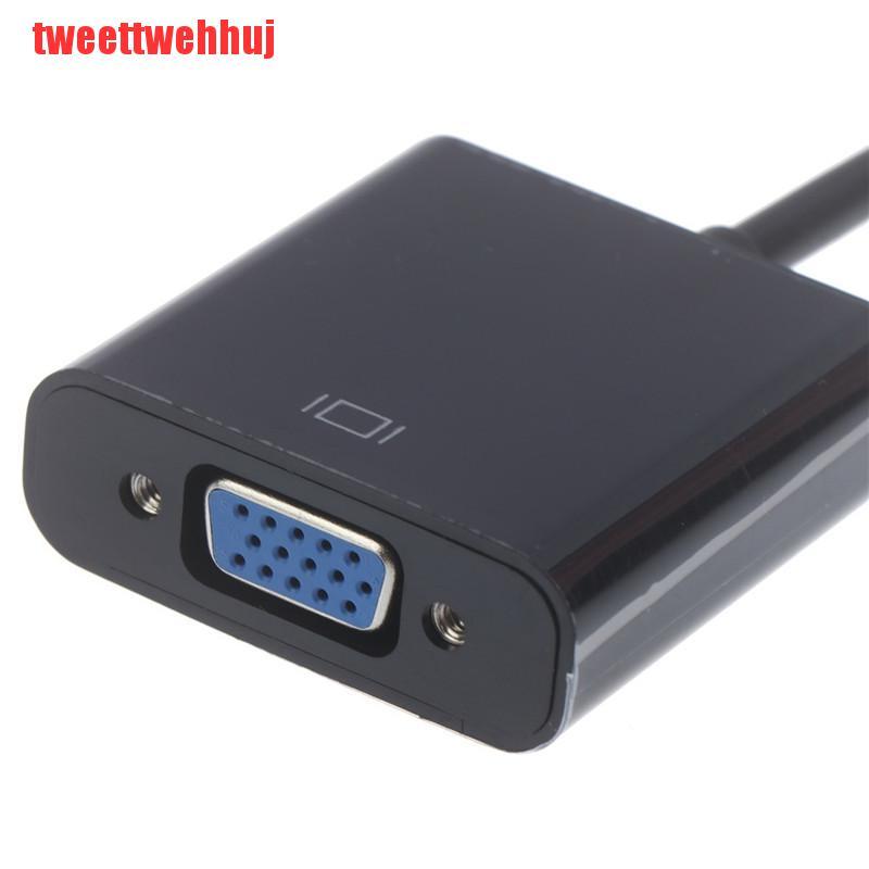 Bộ Chuyển Đổi Hdmi Sang Vga + Giắc Cắm Âm Thanh 3.5 mm Full Hd 1080p