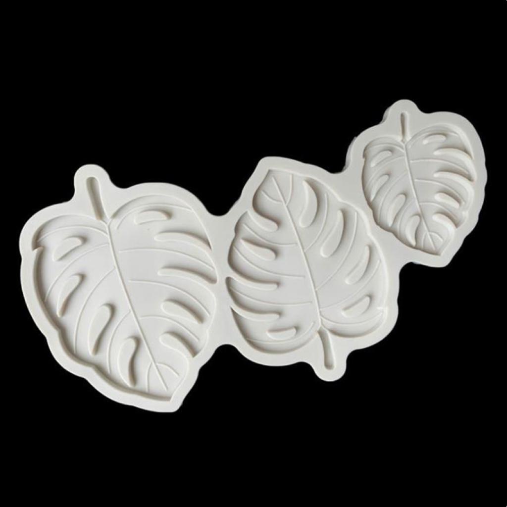 Khuôn Silicone Tạo Hình Lá Cây Trang Trí Bánh Diy