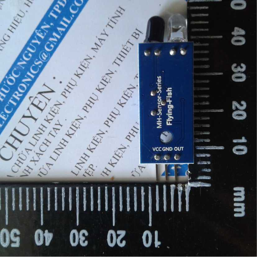 2 cái MODULE THU PHÁT HỒNG NGOẠI Không VỎ 3P out:DO áp: 3-5V phát hiện vật cản kde0019