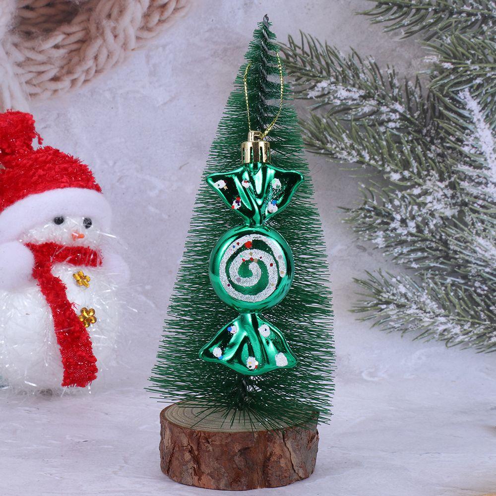 Set 6 Phụ Kiện Trang Trí Cây Thông Giáng Sinh Năm Mới