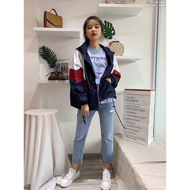 🌵 𝐓𝐡𝐞𝐔𝐥𝐳𝐳𝐚𝐧𝐠 🌵 CM Áo Khoác Dù Phối Thân 3 Màu (Kèm Video, Hình Chụp Thật) | BigBuy360 - bigbuy360.vn