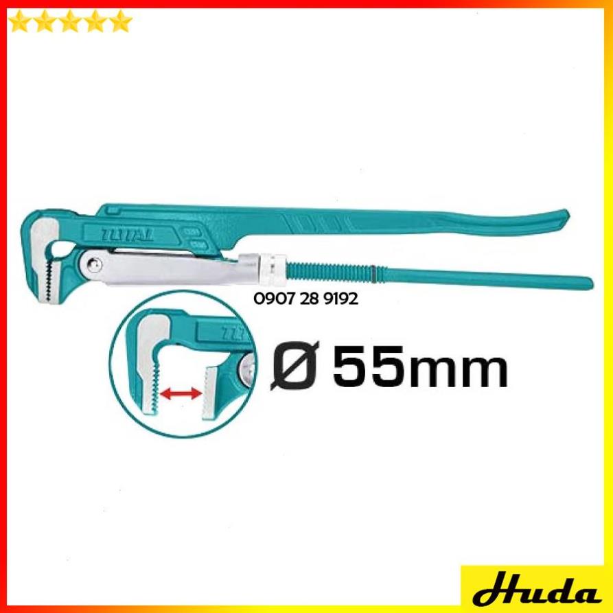 Mỏ lết 45 độ 90 độ đường kính kẹp 0-67mm Total Ingco công nghiệp nặng thép chịu nhiệt bền bỉ cứng cáp 1234