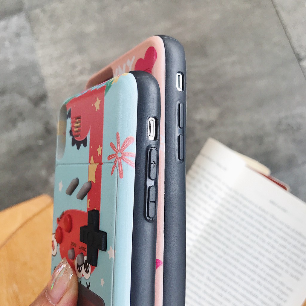 Ốp Điện Thoại Hình Máy Chơi game Trắng Đen Cho Iphone 14 pro Max 13 pro Max 12 promax 6 6s Plus 7 8 Plus X XS Max XR 11 pro Max