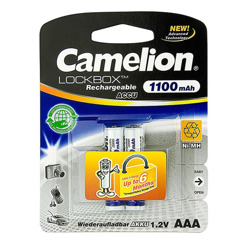 [ Siêu rẻ ] Pin sạc AAA Camelion 1100mAh