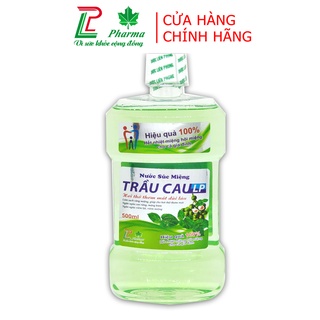 Nước Súc Miệng Trầu Cau LP - thành phần chiết xuất lá trầu, cau - giúp giảm hôi miệng chai 260ml/500ml