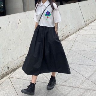 Chân váy xoè Kaki đôi bạn thân