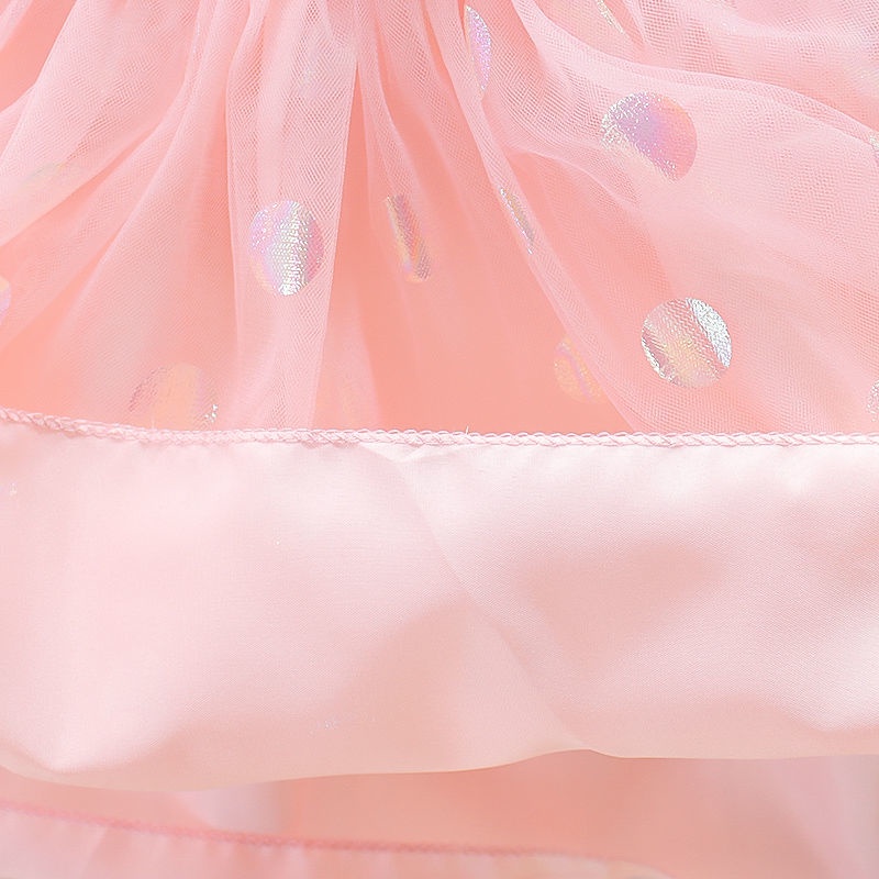 Đầm công chúa Nina Kids đính kim tuyến lấp lánh đáng yêu dành cho bé gái từ 0 - 4 tuổi