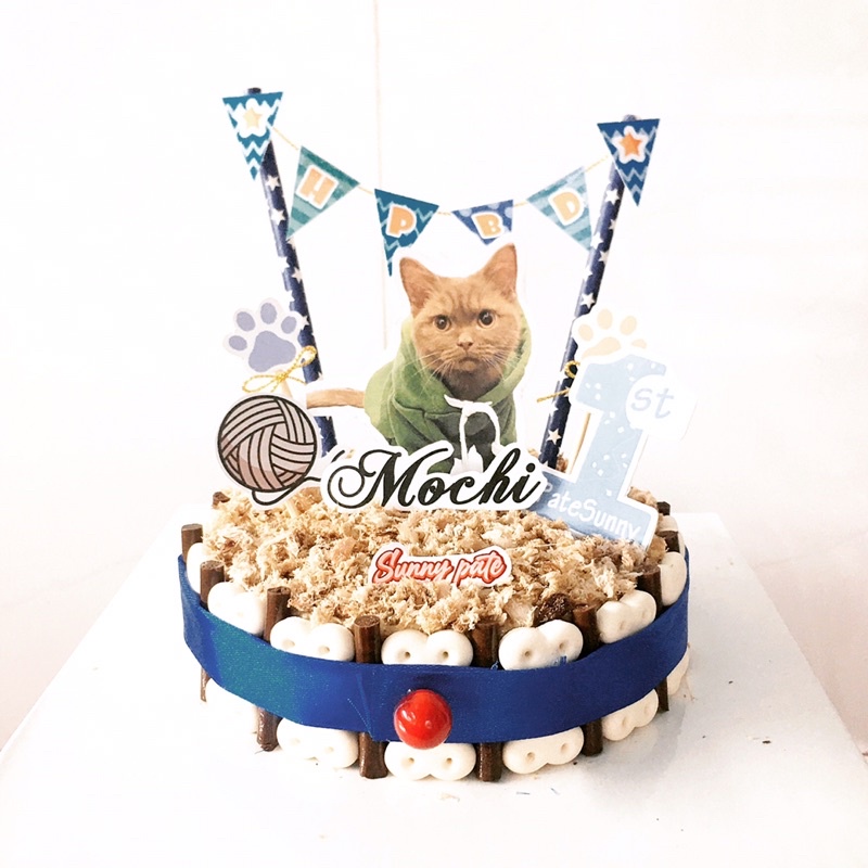 Bộ sticker trang trí bánh sinh nhật cho thú cưng
