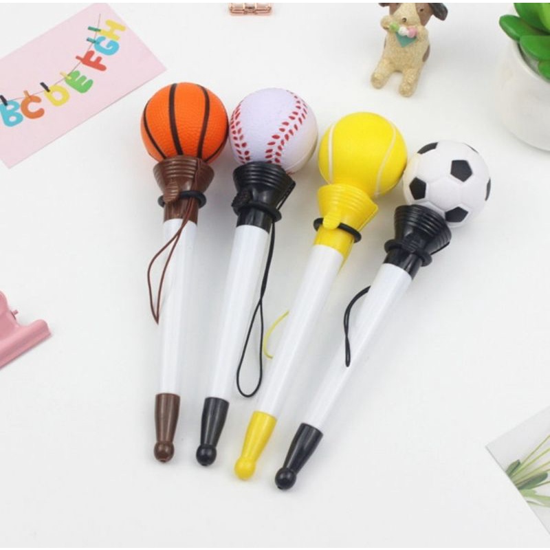 Bút bi gel bắn bóng squishy vui tay vui mắt giảm căng thẳng.