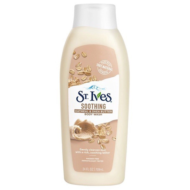 Sữa tắm St.Ives mẫu mới 709ml ( mùi yến mạch và bơ )