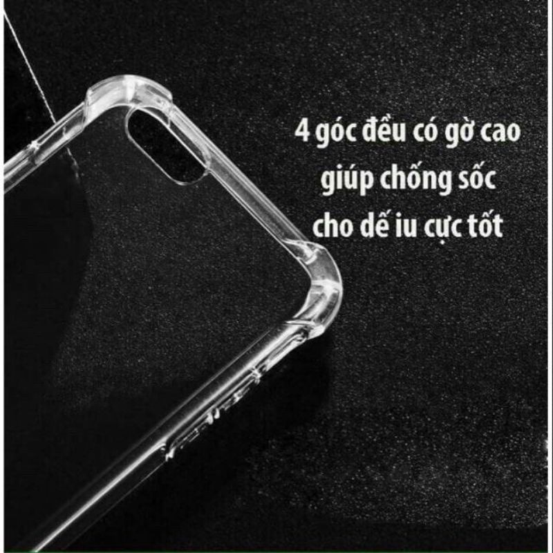 Ốp trong suốt chống sốc Vivo S1 pro/Y11/Y12/Y15/Y17/U10/V15/V15 pro/Y91/Y91c/Y1s/Y20/Y20s/Y12s/V23E/Y02S/Y16 4G