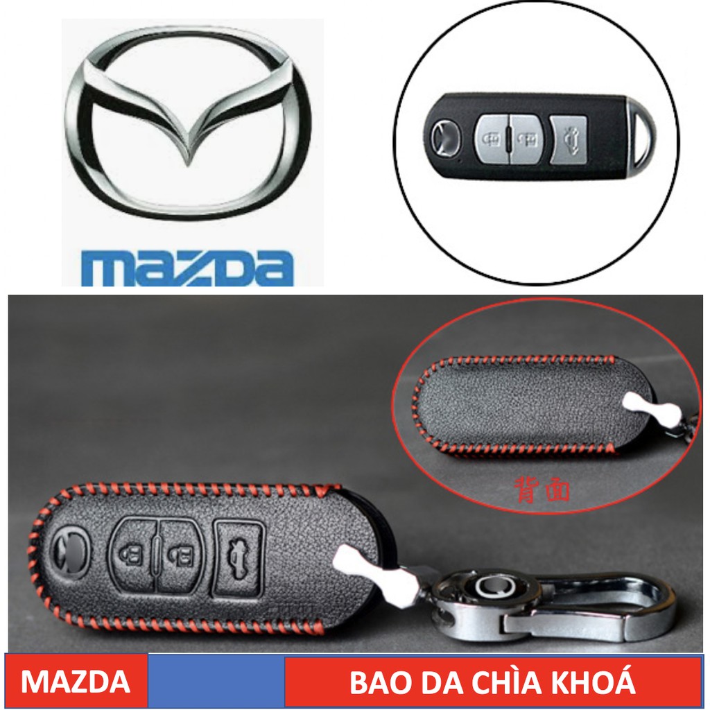 Bao da chìa khóa xe ô tô Mazda 2 - Mazda 3 - CX5 - Mazda 6 - CX 8 - xe bán tải BT50 cao cấp 2020☘️CÓ SẴN☘️