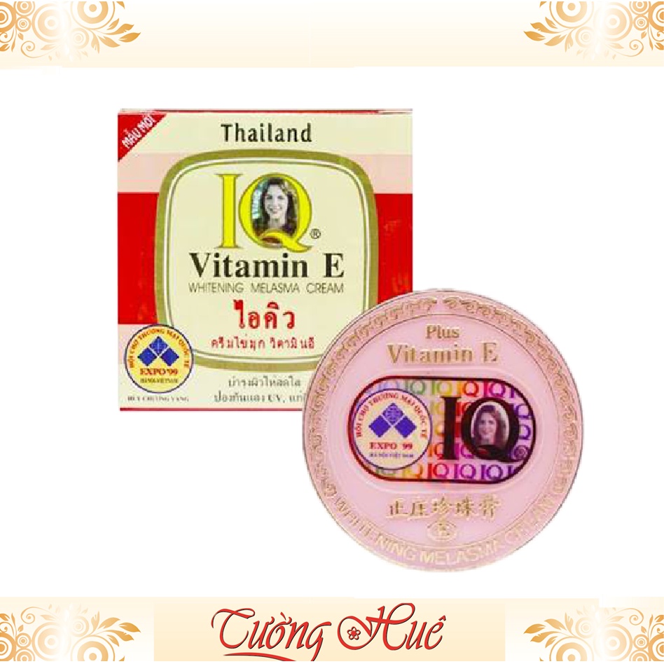 Kem Dưỡng Trắng Da  Nám Thái Lan IQ Vitamin E - 8g.