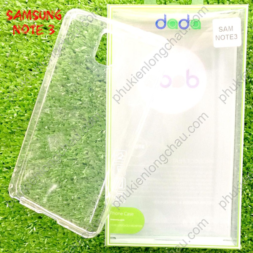 Ốp Lưng Samsung Note 3 Dẻo Trong Suốt Dada Chính Hãng