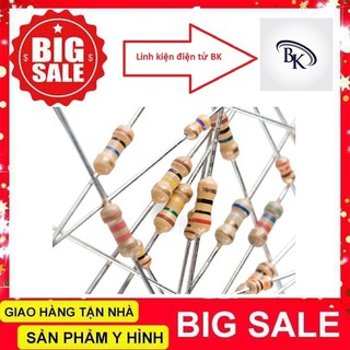 Điện trở 1/4W các loại 100 240 300 330 390 470 1k 2k2 4k7 5k6 6.8k 10k 12k 15k 18k (20 con)