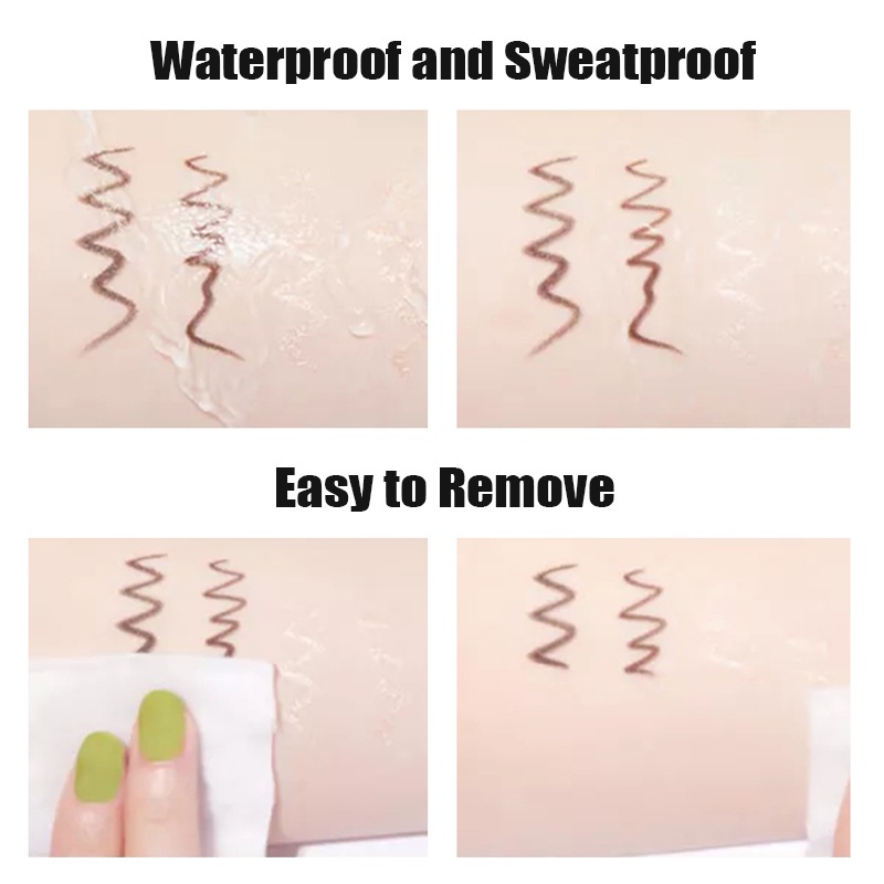 Bút Kẻ Mắt Dạng Gel Mịn Màng Và Mịn Màng Màu Đen Làm Đẹp Quyến Rũ Nhanh Khô Kết Cấu Mousse