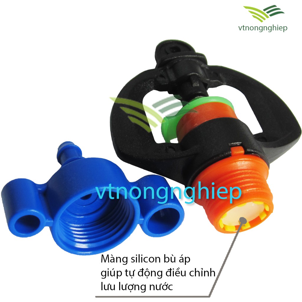 100 Béc tưới phun mưa bù áp BB-909BA-G 95, béc tưới phun mưa, chuyên tưới gốc cây ăn trái - vtnongnghiep