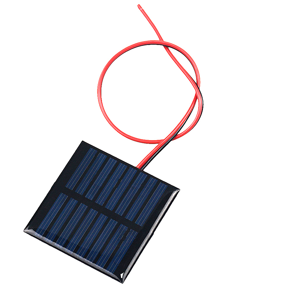 1 Tấm Pin Năng Lượng Mặt Trời Có Dây mini 4v 5v 5.5v 30cm 100cm 200cm Dùng Để Sạc Pin Điện Thoại diy