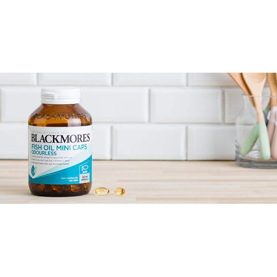 [ Dầu Cá FISH OIL Mini Caps BLACKMORES 400 viên - Úc