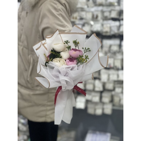 HOA LỤA BÓ HÀN QUỐC
