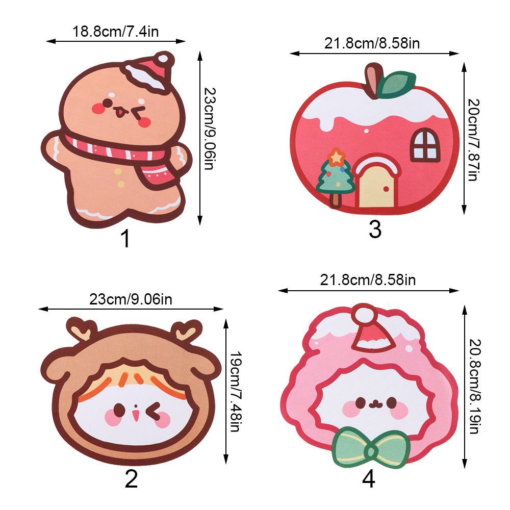 Miếng lót di chuột chống trượt chống thấm nước hình hoạt hình dễ thương