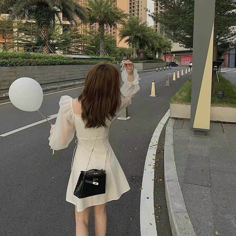 VÁY TRẮNG NỮ DỰ TIỆC DẠO PHỐ SIÊU XINH ✅HÀNG CAO CẤP-MẶC LÀ XINH✅ | BigBuy360 - bigbuy360.vn