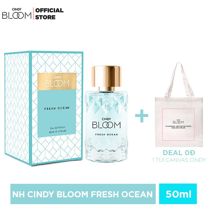 Nước hoa nữ Cindy Bloom Fresh Ocean hương năng động trẻ trung 50ml