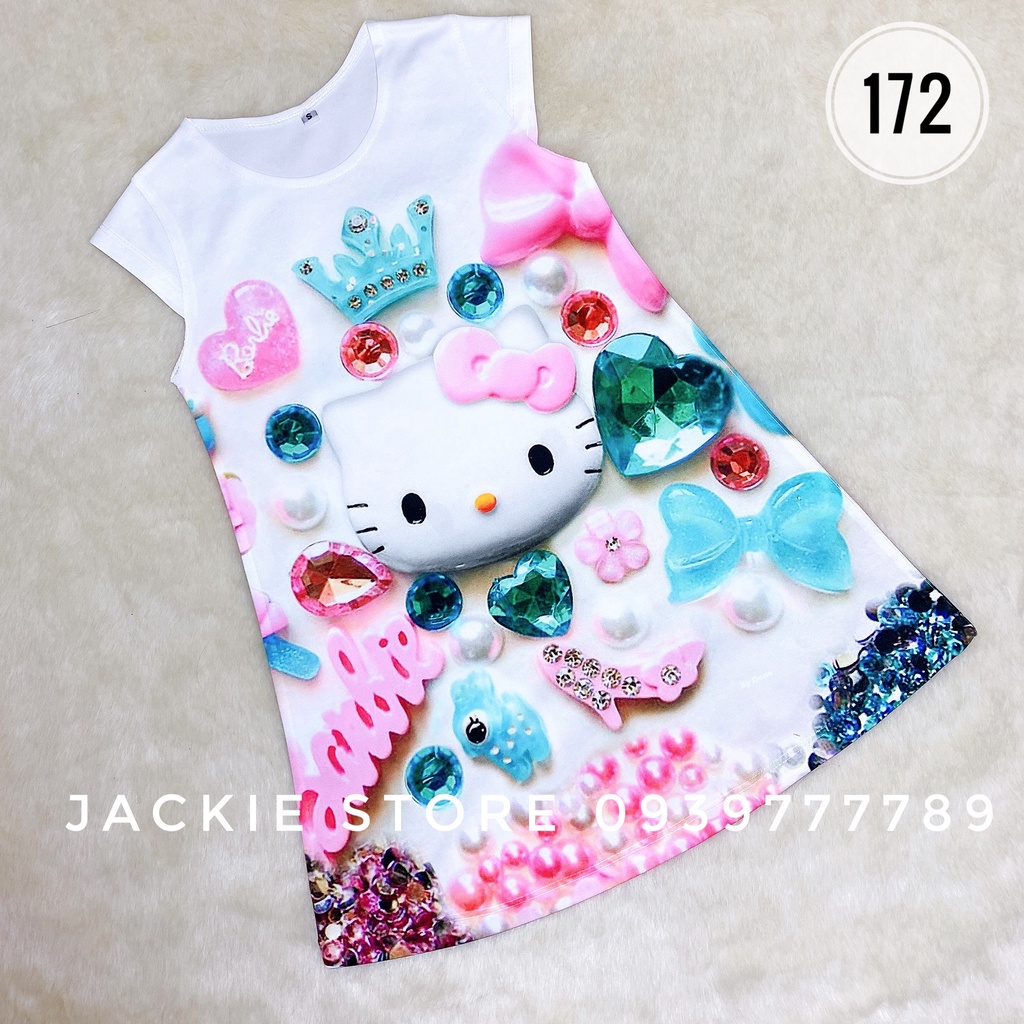 đầm hello kitty 3d